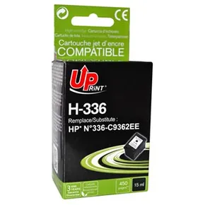 UPrint kompatibil. ink s C9362EE, HP 336, black, 10ml, H-336B, pre HP Photosmart 325, 375, 8150, C3180, DJ-5740, 6540
